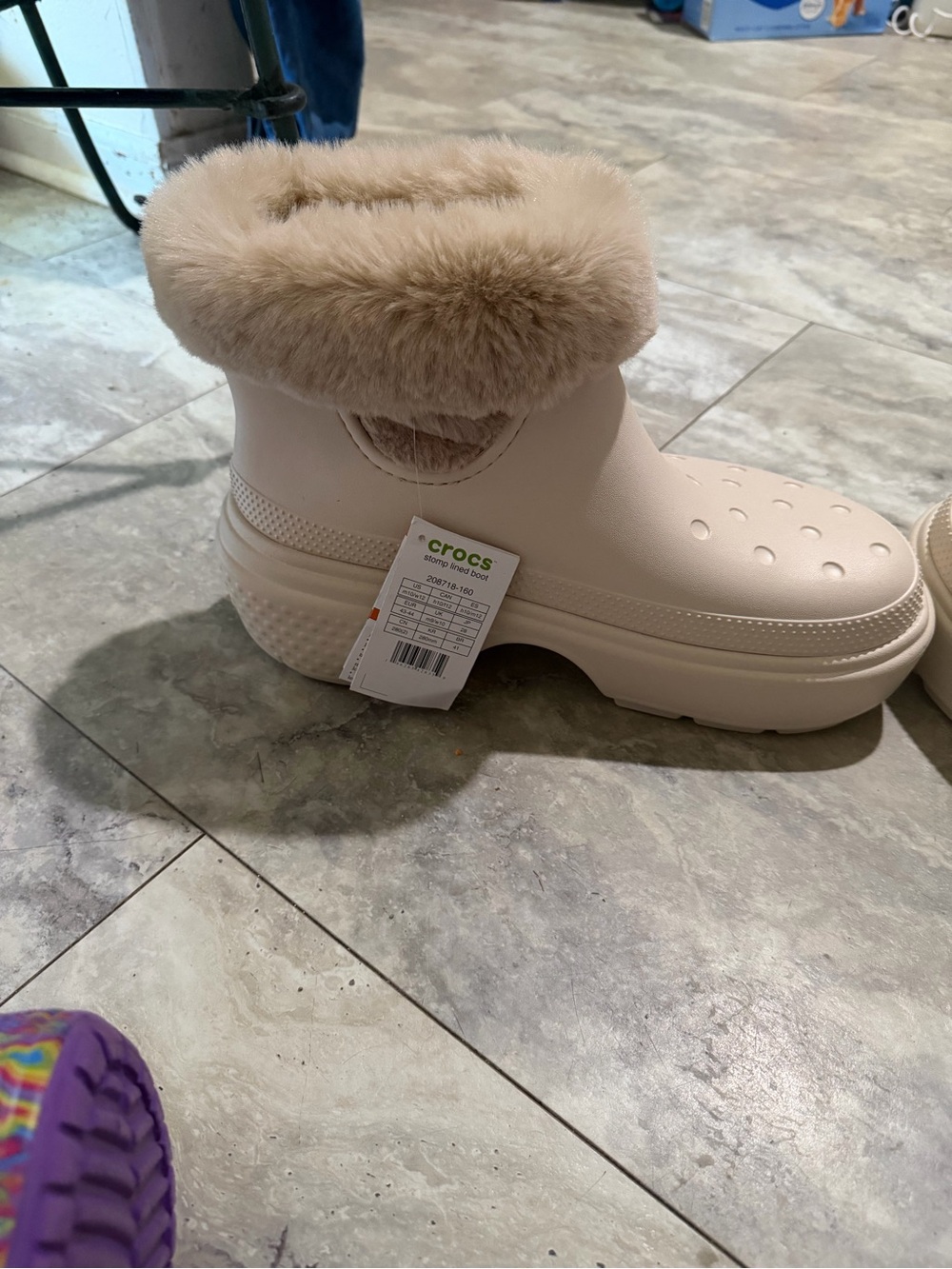 NWT Croc boots.